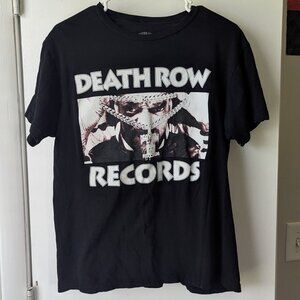 Death Row Records Snoop Dogg Black Tee Size Medium